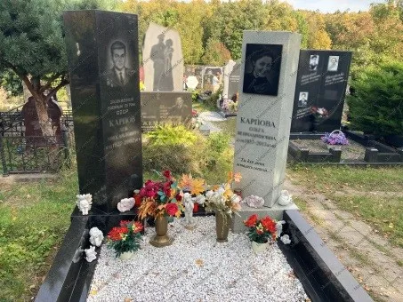 Памятник на могилу для двоих