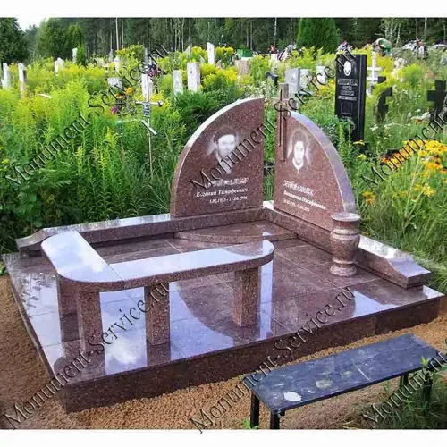 Цветная плитка на могилу