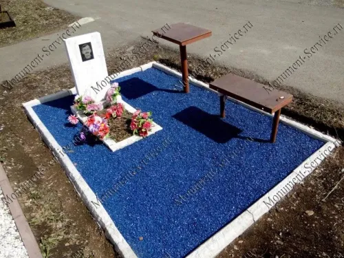Щебень на могилу